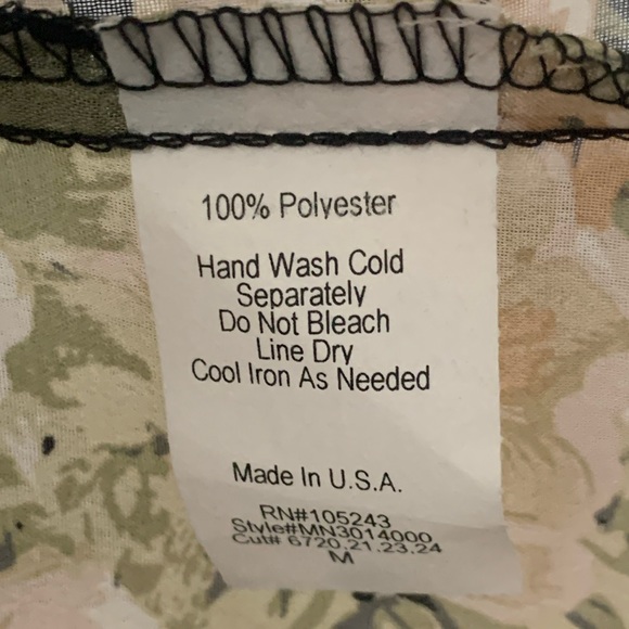 Bobeau Women's size L Boho  black and whit flower/Flora - Picture 7 of 8